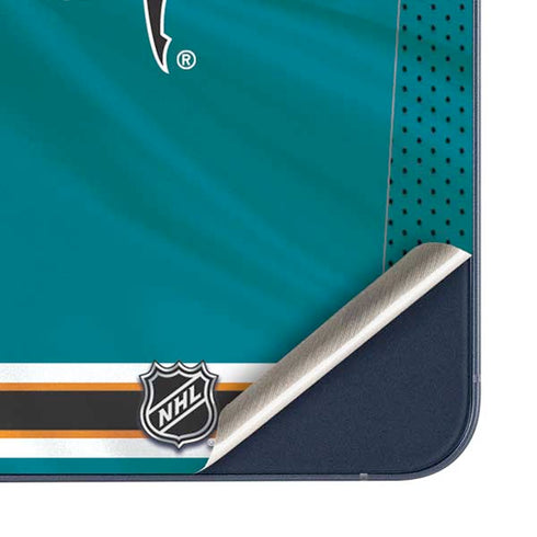 NHL San Jose Sharks Home Jersey Galaxy A35 5G Skin